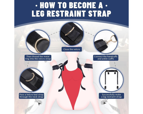 БДСМ-набір LOCKINK YEAHWOW Bed Restraint set