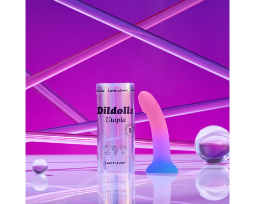 Дилдо з кольоровим градієнтом Love To Love DILDOLLS - UTOPIA S ультрам'який