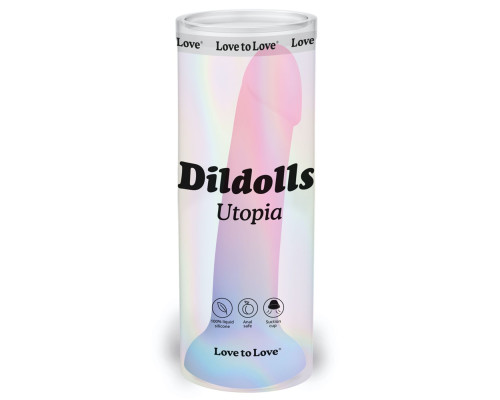 Дилдо з кольоровим градієнтом Love To Love DILDOLLS - UTOPIA L ультрам'який