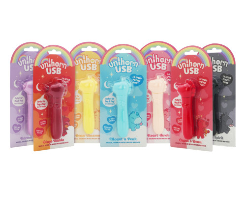 Вібратор-єдиноріжка Unihorn USB Bullet – Karma Lilac, віброкуля, USB-зарядка, 10 режимів