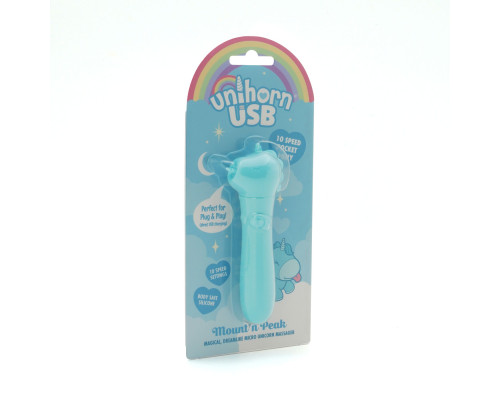Вібратор-єдиноріжка Unihorn USB Bullet – Mount'n Peak, віброкуля, USB-зарядка, 10 режимів