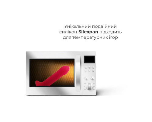 Дилдо з присоскою Adrien Lastic Hitsens 2 Pink, відмінно для страпона, макс. діам. 4см, довж. 16,7см