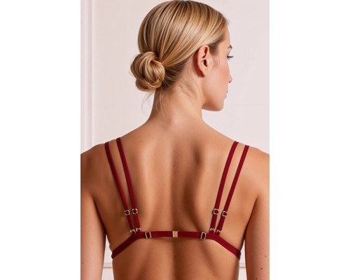 Комплект Passion BELISSANA SET burgundy XL