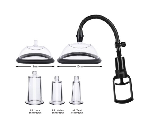 Вакуумна помпа для грудей та сосків Men Powerup Passion Pump