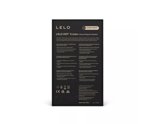Кліторальний вібратор LELO DOT Cruise Peach Please, точкова стимуляція, технологія Infinite Loop