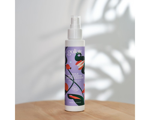 Масажна олія Goliate Huile De Massage Aphrodisiaque 100 мл, органічна, зігрівальний ефект