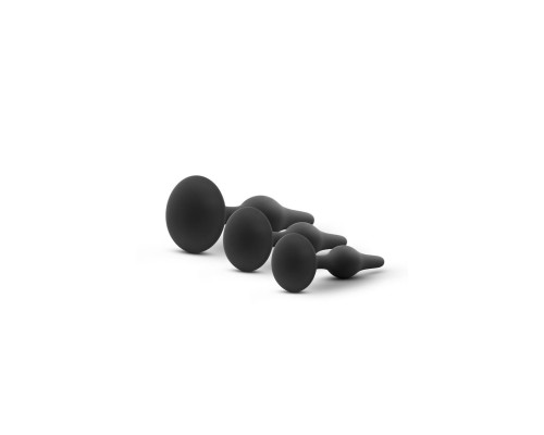 Набір анальних пробок Blush Luxe Beginner Plug Kit Black