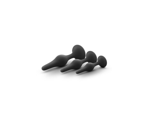 Набір анальних пробок Blush Luxe Beginner Plug Kit Black