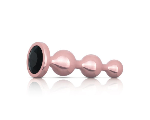 Набір анальних іграшок Rosy Gold - Metal Butt Plug Set 3 Pieces