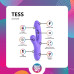 Вібратор-кролик із вагінальним відростком Good Vibes Only – Tess Rabbit Vibrator with G-Spot Stimulator