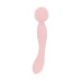 Двосторонній масажер-вібратор Good Vibes Only – SIMI Double-Sided Wand Vibrator Soft Silicone – Pink
