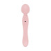 Двосторонній масажер-вібратор Good Vibes Only – SIMI Double-Sided Wand Vibrator Soft Silicone – Pink