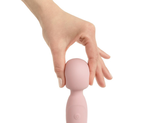 Двосторонній масажер-вібратор Good Vibes Only – SIMI Double-Sided Wand Vibrator Soft Silicone – Pink