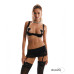Комплект Obsessive Lecille 3-pcs crotchless set 2XL/3XL