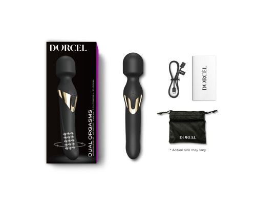 Вібромасажер 2в1 Dorcel Dual Orgasms Gold (м'ята упаковка!!!)