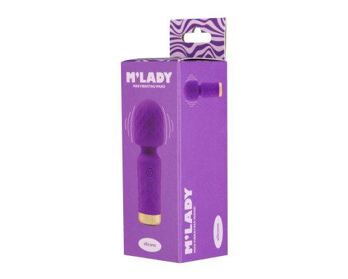 Вібромасажер M’Lady Mini Vibrating Wand Purple