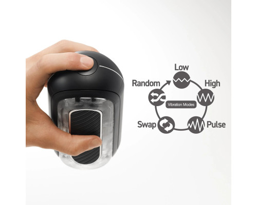 Мастурбатор Tenga Flip Zero Gravity Electronic Vibration Black