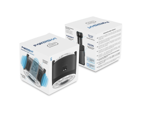 Інтерактивний мастурбатор 2в1 з вібрацією KIIROO PowerShot, компактний, 2 вібромотори