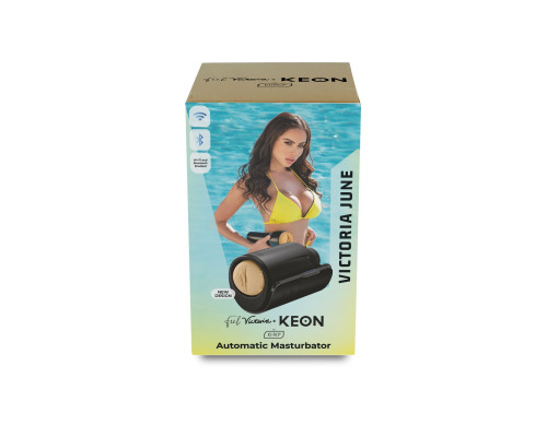 Інтерактивна секс-машина для чоловіків Kiiroo Keon Wi-Fi Combo Set з мастурбатором Feel Victoria