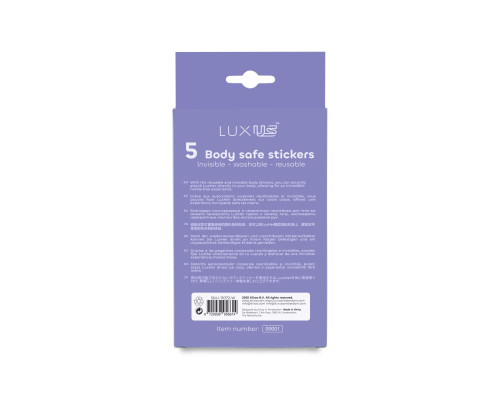 Комплект наліпок для вібратора LuxusHer Kiiroo Luxus Stickers (5 шт)