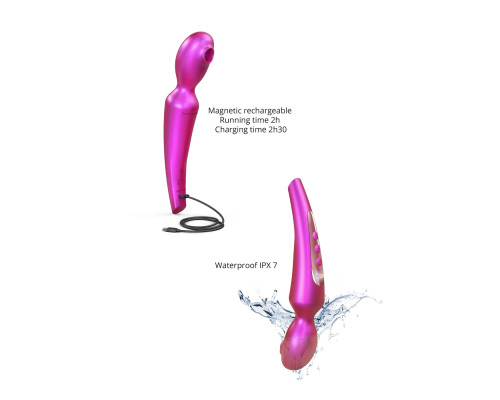 Стимулятор для клітора Love To Love Pleaser Iridescent Berry, ефект постукування, 5 режимів