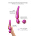 Стимулятор для клітора Love To Love Pleaser Iridescent Berry, ефект постукування, 5 режимів