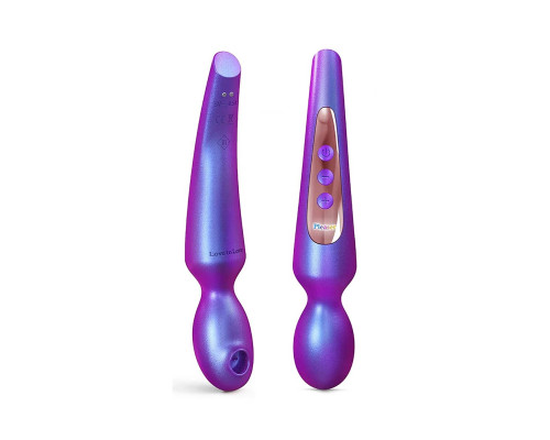 Стимулятор для клітора Love To Love Pleaser Iridescent Night, ефект постукування, 5 режимів
