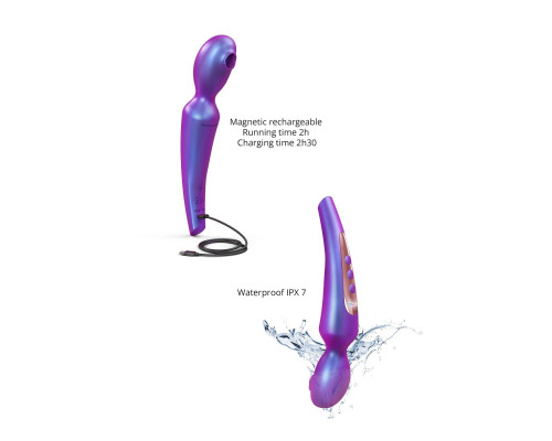 Стимулятор для клітора Love To Love Pleaser Iridescent Night, ефект постукування, 5 режимів