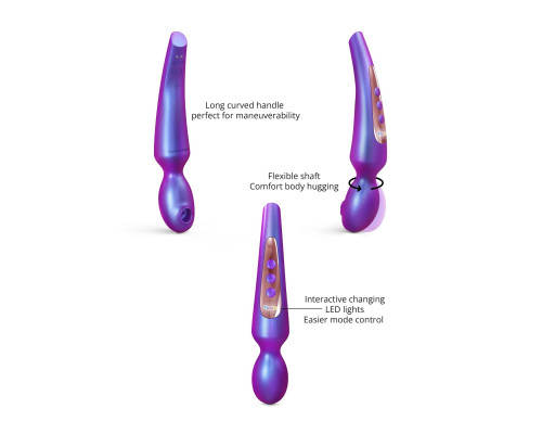 Стимулятор для клітора Love To Love Pleaser Iridescent Night, ефект постукування, 5 режимів