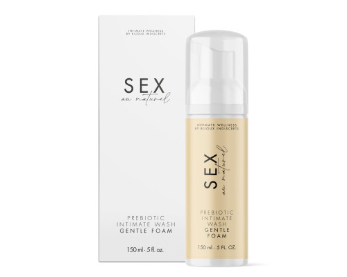 Піна для інтимної гігієни Bijoux Indiscrets Sex Au Naturel Prebiotic Intimate Wash Gentle Foam 150мл
