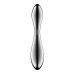 Металевий дилдо Satisfyer Pure Gravity 3, двосторонній, можна нагрівати й охолоджувати, дуже важкий