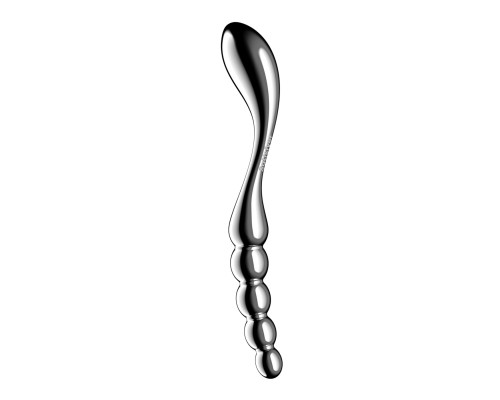 Металевий дилдо Satisfyer Star Force 1, двосторонній, можна нагрівати та охолоджувати
