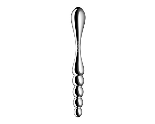 Металевий дилдо Satisfyer Star Force 1, двосторонній, можна нагрівати та охолоджувати