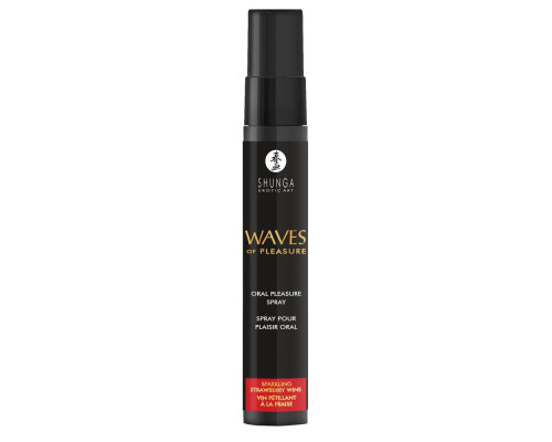 Спрей для посилення слиновиділення Shunga Waves of Pleasure Strawberry Sparkling Wine