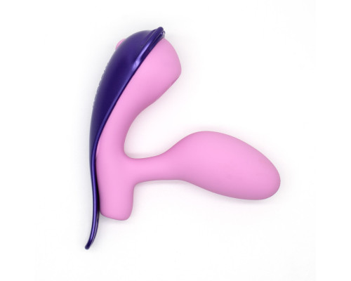 Смарт-віброяйце зі стимуляцією клітора KISSTOY Viosecret Pro, реагує на стискання, пояс для кріплення