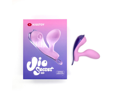 Смарт-віброяйце зі стимуляцією клітора KISSTOY Viosecret Pro, реагує на стискання, пояс для кріплення