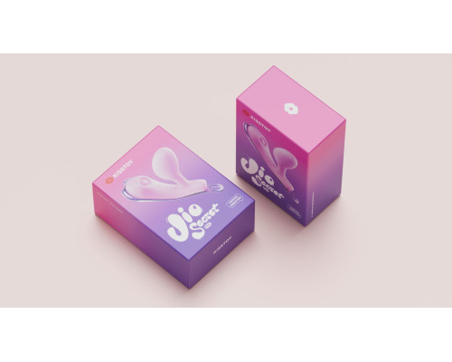 Смарт-віброяйце зі стимуляцією клітора KISSTOY Viosecret Pro, реагує на стискання, пояс для кріплення