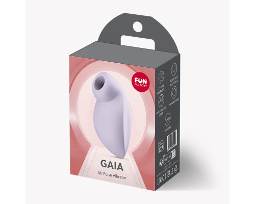 Вакуумний стимулятор Fun Factory Gaia Purple, 11 режимів роботи, перезаряджуваний