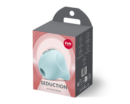 Вакуумний стимулятор Fun Factory Seduction Ice Blue, 11 режимів роботи, перезаряджуваний