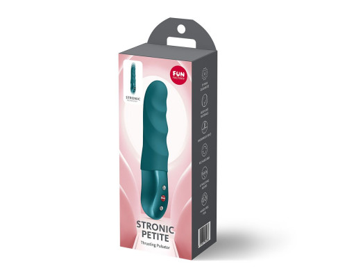 Мініпульсатор Fun Factory STRONIC PETITE Bottle Green, 8 режимів, підходить для початківців