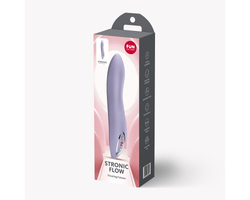 Пульсатор Fun Factory Stronic Flow Light Violet, 8 режимів роботи, перезаряджуваний