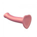 Насадка для страпону Strap-On-Me Mono Density Dildo Rose M (м'ята упаковка!!!)