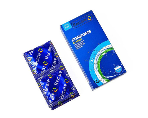 Презервативи Recare Classic Condoms 12 шт, класичні