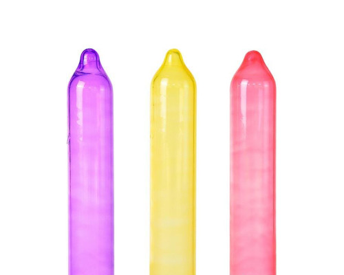 Презервативи Holographic Recare Fruit Flavour Condoms 3 шт, аромати: м'ята, банан, полуниця