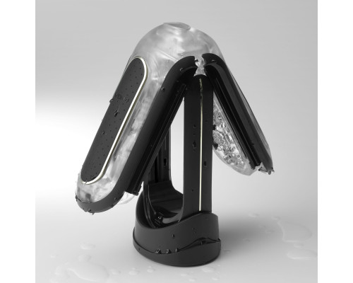 Вібромастурбатор Tenga Flip Zero Electronic Vibration Black, змінна інтенсивність, розкладний