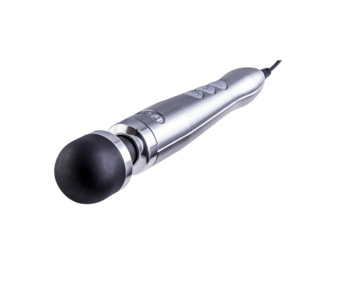 Вібромасажер DOXY Die Cast 3 Silver (Satin), дуже потужний, живлення 220В, металевий корпус