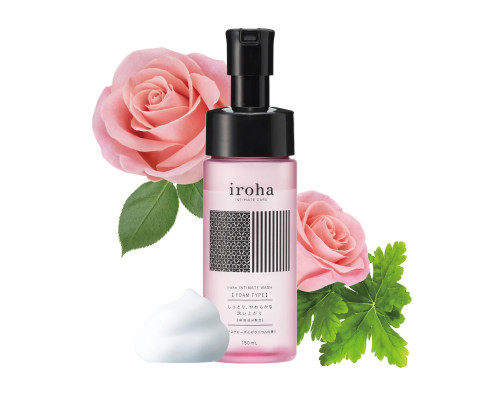 Піна для інтимного догляду Iroha Intimate Wash Foam Type Damask Rose and Geranium 150 мл