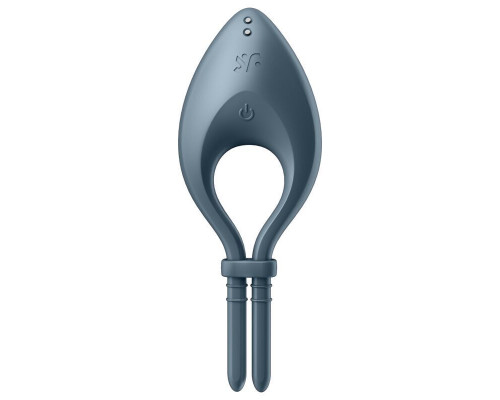 Ерекційне смарт-віброкільце ласо Satisfyer Bullseye Dark Blue (пошкоджене паковання!!!)