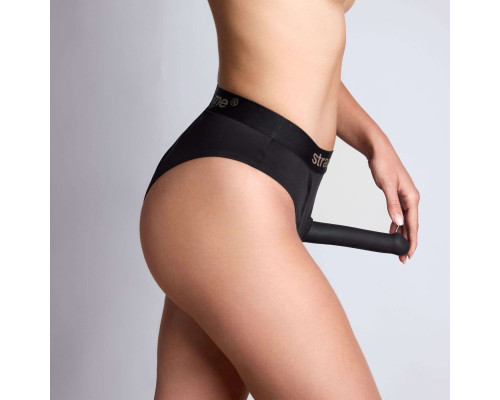 Трусики з фіксацією дилдо Strap-On-Me Harness Lingerie Idole - XS - Black