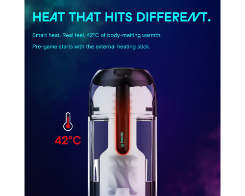 Смарт-мастурбатор Kaotik Labs The Shockwave, режим edging, імітація фрикцій